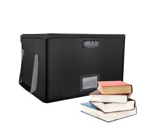 Generico Fire Retardant Boîte à Documents | Coffre-fort Portable with Scellé Sécurisé | Rangement dossiers, Sac classement, Lettre, Espèces, Dossier légal, Bureau, Armoire, Organisation maison
