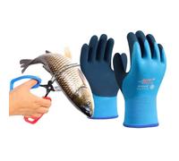 Genérico Fish Grip Tool - Control Clamp with Metal Claw - Grip Pliers | for Catching and Releasing, Crabs, and Freshwater, Ice, and Saltwater Kayaking