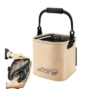 Generico Fishing Bucket | Washing Container 13 Litre Ergonomic Handle | for Saltwater, Rivers, Lakes, Pools, Patios, Gardens, Beaches, Camping and Outdoors