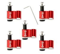 Generico Fixed Cycling Tube: Lightweight Stainless Steel Fixings Prevent | Aluminium Alloy Clip Fitting Lines for Mountain Bike Frames