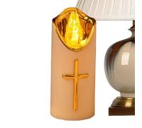 Generico Flameless LED - Electric Commemorative LED | Commemorative Tombstones for Animals Reusable Battery Operated | As a Candle for Living Room, Garden, Porch, Path,