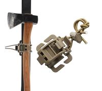 Genérico Flashlight Clip Holder - Multipurpose Backpack Clips with Zipper | Hiking Accessories, Backpack Trimming Equipment, Engineering Shovel, Ice Axe Clip for