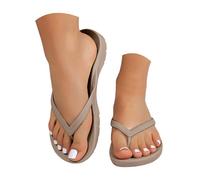 Genérico Flip Flops Women Beach Pool Thick Sole Reduces Pressure Durable