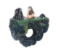Generico Floating Decorations for Aquarium, Landscaping for Aquariums Betta and Guppy - Fisherman Decoration for Fish Tank, Home Office Dormitory Living Room Study Men Women Family Friends