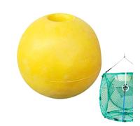 Genérico Floating - Universal PVC Foam | Swimming with High Visibility Yellow Color, Crack Resistant Design, Marine Rope Support, Water Crab Trap Floats