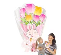 Generico Flower Bouquet Card - Handmade Greeting Cards, Interactive Parent-Child Handcraft with Bonding Activity, DIY Card for Aunt Mom Women Grandmom Wife Grandmother, Holiday Mother's Day