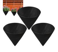 Generico Flower Pot Liners, 3 Pieces Flower Pot Covers with Conical Design | Bird Protection Accessory for Plant Care in the Garden Yard Farm Patio