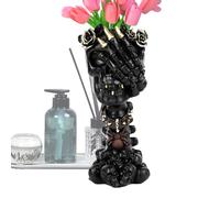 Generico Flower Pot with Skull Decoration Table Decorations Do Not Listen, Read, Say, Garden Shape