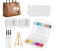 Generico Foam Texture Painting Kit, 24 Coloured Markers with Creative and Fun 3D Effect - 3D Foam Painting Kit - for Students in Kindergarten, Boys, Girls, Children, Sons and Daughters