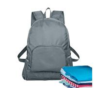 Genérico Foldable Backpack for Travel - Water Resistant Backpack,Small Backpacks for Travel Camping Hiking Outdoor Sports, Camping for Men Women, Grey, Consulte la descripción, See description