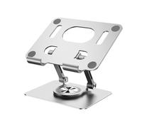 Generico Foldable Laptop Riser Up To 40 Cm | Non Slip Computer Stand | Compatible With Laptop And Tablet Holder For Home, Workplace, Study Room, Classroom, Living Room