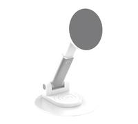 Generico Foldable Mobile Phone Stand, Desk Phone Stand,Adjustable Folding Desktop Cell Phone Holder | Magnetic Metal Desktop Holder for Reader, Tabl