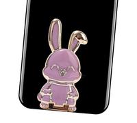 Genérico Foldable Rabbit Phone Stand, Portable Cell Phone Holder with Cute Bunny, Universal for for Birthday, Mother's Day, Easter