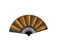 Generico Folding Fan - LED Luminous Hand Fan | Props Cosplay Fans | Large Performance Props | Dance Blower Festival Accessories | Disco Fan Fans