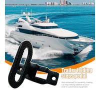 Generico Folding Safety Step, Folding Truck Step | Heavy Duty Body Step, Cast Iron Support Handle for Trucks, Motorhomes, Trailers, Buses and Other Vehicles