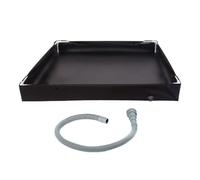 Generico Folding Shower Base - Portable Shower with Drain Hose | Base for Camping Drop, Tray for Shower Tent, B´ase pÃer Awning Pegs for Indoor and Outdoor Camping, Tray