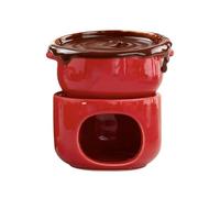 Genérico Fondue Cup | Heat Resistant Warming & Non-Stick - Fondue Cups Set with Forks - for Dip Cheese, Butter, Dessert, Drink, Dinner, Wedding, Party, Birthday