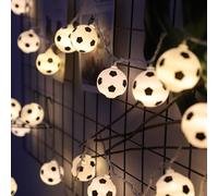 Genérico Football Rope Lights | 3 Meters Lamps For Bedroom, Waterproof Decoration, 20 Lamps For Bedroom Residence Indoor Outdoor Party Pool Beach Camping