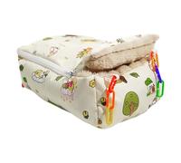 Generico For Bird Cage | Windproof Plush Shelter for Cockatiels | Winter Hut for Cockatiels with Zipper | Hamster, Pigeon, Canary, Conure, Finch, Macaw, Inseparable