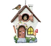 Genérico for Birds | 21 cm Wind Shelter with Waterproof Chain and Hand Painted for Coal Dog, Choquín, in Outdoor Garden