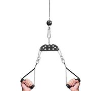 Generico for Cable Machine - Divergence Bar for Fitness | Adjustable Double and Single Handle Bar for Home Gym Training