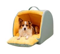 Generico For Cats in the Shape of a Cave - Soft Plush Comfortable Windproof - Indoor Cat Bed | Indoor and Outdoor Use, Home, Bedroom, Balcony, Winter, Sleep and Travel