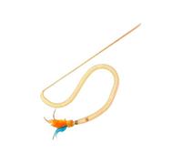 Genérico for Cats, Play with Sound and Feathers | Interactive Toy with Snake Shape and Mesh, for Indoor Play, Anti-Boredom, Exercise And Entertainment
