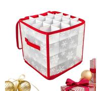 Genérico For Christmas Storage | With Handle Large Capacity Foldable 36 Slots With Zipper, Christmas Ball Container, For Home Apartment Bedroom Living Room Under The Bed