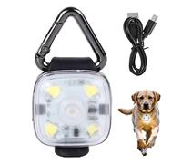 Generico For Dogs for Night Walks - Waterproof | Portable USB Rechargeable LED Collar Lamp in 3 Modes for Running Camping Every Day Morning Outdoor Activities Cl, riferimento alla descrizione, PP