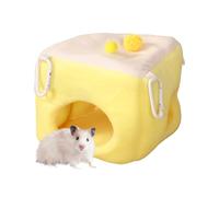 Generico For Hamsters - Cartoon House Soft, Warm And Comfortable | Cosy In Cave For Small Animals | Ideal For Hamsters, Rabbits, Ferrets, Rabbits And Other Pets In