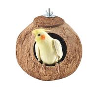 Generico for Shell - Rest House for in Natural Shell, Pet Hut with Balcony in the Garden, Decoration for Lovebirds | Cap