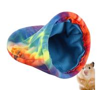 Generico For Small Animals Bed - Hamster House, Soft Washable Plush Hiding Place With Colorful Fabric, Warm Space To Rest | Shelter For Petauro D