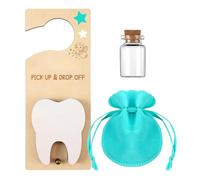Genérico for teeth holder - with tooth fair clip, kids container for milk teeth, blsa guard for favors | for boys and girls,