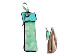 Genérico for Umbrella - for Folding Umbrella 36 x 12.5 cm | Quick Drying Water Absorbent - Lightweight | Hand Strap | Travel School in Rain Season, verde, Consulte la descripción, See description