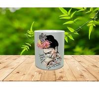 Genérico Frida K. Mug - I Tried to Drown My Sorrows but They Learned to Swim - Ideal for Any Lover of Art and Feminist Cause.