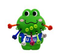 Generico Frog Golf Tee Holder Bag - Cute Green Marker Pen Organizer Bag | Mini Golf Ball Storage Bag for Tees | Practice Training D