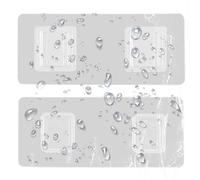Generico From Transparent - Self-adhesive Durable and Nail-free Transparent Strong for Storing the Easy to Use Reusable Household Organizer Holder, Mouth Buckle Long Horizontal, riferimento alla