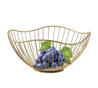 Generico Fruit Stand - Metal Wire Fruit and Vegetable Basket, Durable Open Design Container, Multifunctional Organizer Bowls | Kitchen Accent for Grapes, Aran
