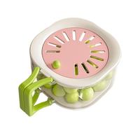 Genérico Fruit Washing Bowl with Strainer - 2 in 1 Folding Handle Multifunctional Meal Utensil with Lid,Vegetable Colander Bowl | for Salads Picnic Meal Preparation Berries