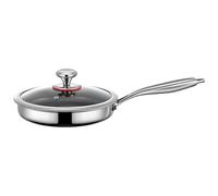 Generico Frying Pan with Handle and Heat Resistant Lid, Large Non-Stick Pans | For Electric Ceramic Hob Oven Grill and Kitchen