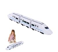 Generico Fun and Flexible Locomotive Model Set with Lights Sounds, Toy Trains for Children Indoor Outdoor Home Living Room Classroom School Holiday Birthday Party Garden