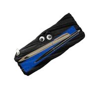 Generico Fun Pencil Case for Children - Large and Portable Stationery Bag, Pen Holder with Zipper, for Students Teachers Artists Office Teenagers University Travellers, Black, riferimento alla