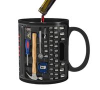 Generico Funny Coffee Mug,Coffee Mug,Funny Black Ceramic Mug for Large Tea and Black Ceramic Whiskey Juice Wine Beer Soup