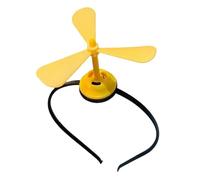 Genérico Funny Helicopter Headband | PP Material, Lightweight Elastic, Rotor Wings | Novelty Costume Hair Accessory For Adults & Kids | Role Play, Party, Dress Up