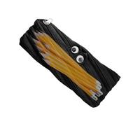 Generico Funny Pencil Case | Large Capacity Portable Pen Organizer | School Pencil Case Organizer - For Students Teachers Artists Office Teenagers University Travellers, Black, Please refer to the