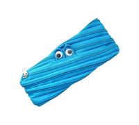 Generico Funny Pencil Case - Large Pen Holder with Zipper, Pen Holder with Zipper - for Students Teachers Artists Teenagers Travelers School Office Art Class Ruler, Lake Blue, Please refer to the