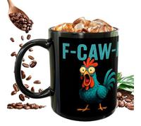 Generico Funny Rooster Coffee Mugs, 355 ml Ceramic Coffee Cups with Funny , Drinking Cup | For Coffee Tea Hot Chocolate Cold Drinks Colleagues Women Men Chicken Lovers Home