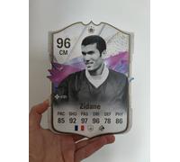 Generico Future Stars EA FC 24 Ultimate Team Future Icon Zinedine Zidane Sports Memorabilia Print, Printed on Engineered Wood, Size: 21 x 15 cm