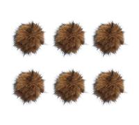 Genérico Fuzzy Cat Balls - Plush 8x8x8cm Rabbit | Kitten Stress Relieƒ Toy, Interactive Çats Ball for Indoor Outdoor Play, Exercise, Training, Enrichment, Boredom Relief | Cats Kittens Pets Home Fun