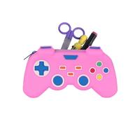 Generico Game Controller Case - Silicone Cool Gamer Stationery Bag, 8.3 Inch Lightweight Pen Case | Large Capacity Student Storage Button, pink, Please refer to the description, Please refer to